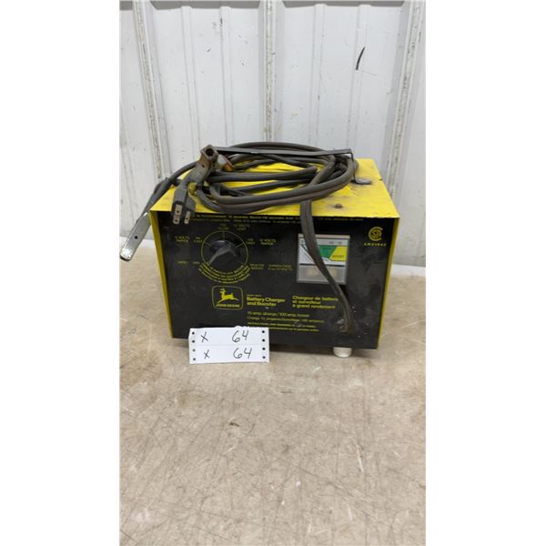 John Deere TY5142 Heavy Duty Battery Charger and Booster, 15 Amp Charge, 100 Amp Boost