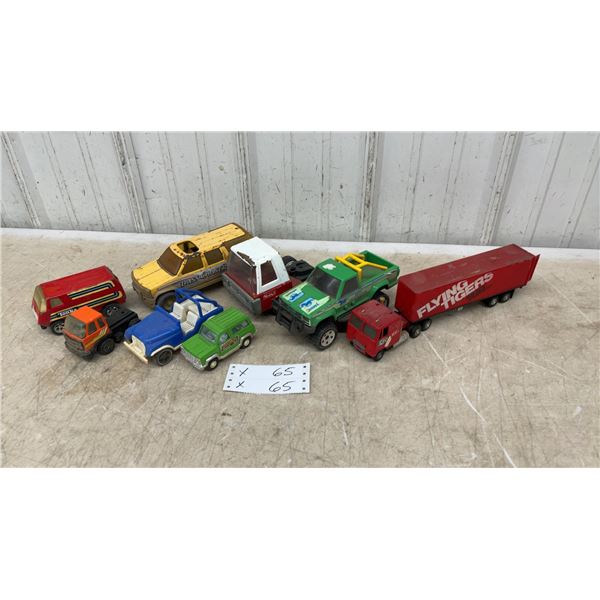 Vintage Tonka, Nylint Bass Chaser, Buddy L Toy Trucks and Vehicles