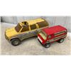 Image 3 : Vintage Tonka, Nylint Bass Chaser, Buddy L Toy Trucks and Vehicles