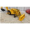 Image 3 : Ford 7500 Backhoe Loader Die-Cast Scale Model, Yellow