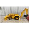 Image 4 : Ford 7500 Backhoe Loader Die-Cast Scale Model, Yellow