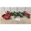 Image 1 : Ertl International 1066 and John Deere 4020 Die-Cast Toy Tractors, Trailer, and More