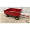 Image 10 : Vintage Toy Farm Tractors, Trailers, Bulldozer, and Spare Tires Lot