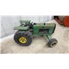 Image 3 : Vintage Toy Farm Tractors, Trailers, Bulldozer, and Spare Tires Lot
