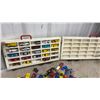Image 6 : Wooden Hot Wheels Express Carrying Case with Assorted Die-Cast Cars and Motorcycle, 40-Plus Pieces