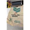 Image 4 : Collection of 6 Burlap Jute Coffee Bean Sacks Including Cafés Do Brasil and Sigri and More