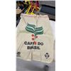 Image 6 : Collection of 6 Burlap Jute Coffee Bean Sacks Including Cafés Do Brasil and Sigri and More