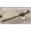 Image 1 : BS&M Antique Steelyard Weigh Beam Scale with Sliding Counterweight and Hooks