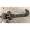 Image 2 : BS&M Antique Steelyard Weigh Beam Scale with Sliding Counterweight and Hooks