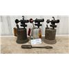 Image 1 : Lot of Three Vintage Liquid-Fuel Blowtorches Including Otto Bernz and Soldering Iron