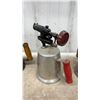 Image 5 : Lot of Three Vintage Liquid-Fuel Blowtorches Including Otto Bernz and Soldering Iron