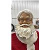 Image 2 : Gemmy Life-Size Animatronic Santa Claus Figure with Glasses on Round Base 60" Tall