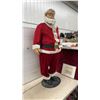 Image 3 : Gemmy Life-Size Animatronic Santa Claus Figure with Glasses on Round Base 60" Tall
