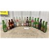 Image 1 : Collection of 17 Vintage Soda Bottles: 2 Way, Orange Crush, Coca-Cola, 7Up, Diet-Rite, and More