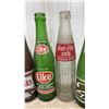 Image 7 : Collection of 17 Vintage Soda Bottles: 2 Way, Orange Crush, Coca-Cola, 7Up, Diet-Rite, and More