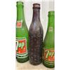 Image 9 : Collection of 17 Vintage Soda Bottles: 2 Way, Orange Crush, Coca-Cola, 7Up, Diet-Rite, and More