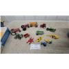 Image 1 : Collection of Die-Cast Farm Tractors, Trailers, and a Few Are Plastic