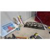 Image 2 : HO Scale Model Railroad Lot: Atlas Warren Truss Bridge, Grain Elevator Kit, Track, Glue, and More