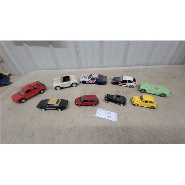 Collection Diecast Model Cars Including Valvoline #5 NASCAR Lumina and More