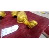 Image 4 : Set of Four Gold-Finished Clawfoot Bathtub Feet with Embossed Detail, Model E3743