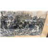 Image 2 : Framed Engraving "Waterloo: La Belle Alliance" After Denis Auguste Marie Raffet, 23 x 56 1/2"