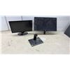 Image 1 : Acer A181HV LCD Monitor, LG 22MP48HQ IPS LED Monitor, Acer Monitor Stand. No Power Cords