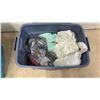 Image 10 : Three Storage Totes Filled with Assorted Fabric, Notions and More