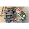 Image 11 : Three Storage Totes Filled with Assorted Fabric, Notions and More
