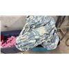 Image 6 : Three Totes with Assorted Fabric and Textile Scraps and More