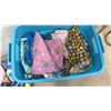 Image 7 : Three Totes with Assorted Fabric and Textile Scraps and More