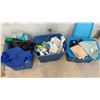 Image 5 : Three Totes Filled with Assorted Clothing, Notions, Costumes and More