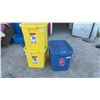 Image 10 : Three Totes Filled with Assorted Fabric, Costumes, Blankets and More