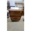Image 1 : Mid-Century Modern 4 Drawer Chest of Drawers with Sculpted Pulls and Tapered Legs 42 x 34 x 18"