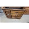 Image 3 : Pine Hutch Turned Spindle Shelves, and Lower Cabinet