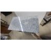 Image 3 : Granite Top Rolling Kitchen Island Cart with Wine Rack and Drawer 35 x 31 x 17.6"