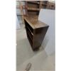 Image 5 : Dark Brown Wood Bookshelf with Three Open Shelfs 38 x 30 x 13"
