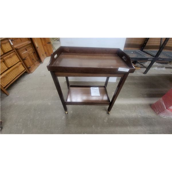 Butler Specialty Company Model 823901 Two-Tier Tray Top Serving Cart with Casters30 x 28 x 17"