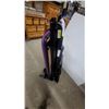 Image 4 : AeroPilates Foldable Pilates Reformer with Rebounder, Purple and Black