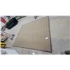 Image 1 : Large Tan Sisal-Look Area Rug with Dark Brown Border 120 x 96"