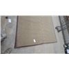 Image 2 : Large Tan Sisal-Look Area Rug with Dark Brown Border 120 x 96"