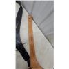 Image 4 : Two Tooled Leather Western Gun Belts with Holsters and Bullet Loops, Black and Natural Tan
