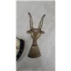 Image 2 : John Wayne Decorative Horseshoe and Brass Ram's Head Boot Jack