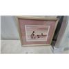 Image 3 : Three Framed Art Prints Including R.C. Gorman Style Native American Figures and Mother and Child