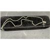 Image 6 : Sterling Silver 925 Italian Curb Chain Necklace with Cross Pendant and Lobster Claw Clasp