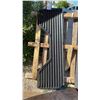 Image 1 : Black Slatted Metal Fifth Wheel Tailgate