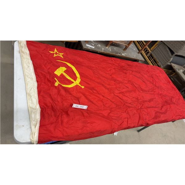 Soviet Union USSR State Flag with Hammer and Sickle, 70 x 34"