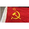 Image 2 : Soviet Union USSR State Flag with Hammer and Sickle, 70 x 34"