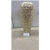 Image 1 : Capiz Shell Mosaic Decorative Floor Vase, 21" High