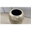 Image 2 : Capiz Shell Mosaic Decorative Floor Vase, 21" High