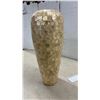 Image 3 : Capiz Shell Mosaic Decorative Floor Vase, 21" High